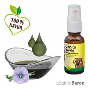 CBD olej na zuby pre psy a mačky - cdVet